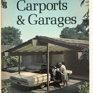 Carports and Garages 1967 Vintage Sunset architecture design book